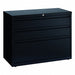 Lateral File Cabinet Black 28 in H