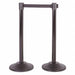 Steel Stanchion Black 13ft Black Belt PR