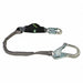 Shock-Absorbing Lanyard Black/Gray