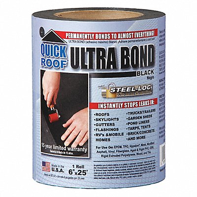 Quick Roof Ultra Bond Black 6 x25ft