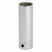 Socket Steel Chrome 1/4 in