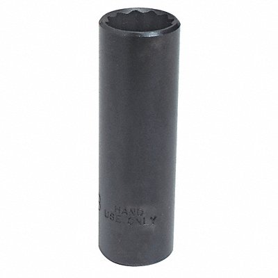 Socket Steel Blk Oxd 13/16 in