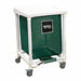 PVC Hamper 24 gal Green Foot Pedal