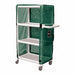 PVC Linen Cart 32 3 Shelf Green