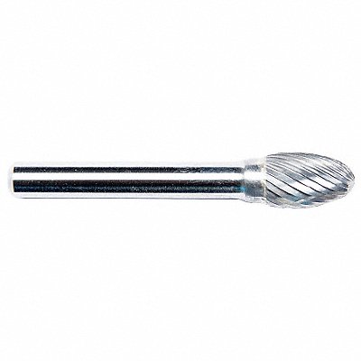 Oval Bur SE Radius End 1/2 Carbide