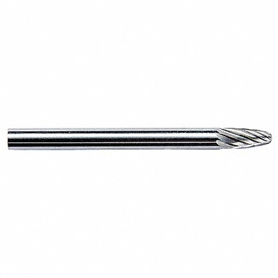 Cone Bur Pointed End 1/8 Carbide