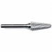 Cone Bur Pointed End 1/4 Carbide