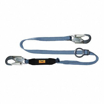 Shock-Absorbing Lanyard Black/Blue