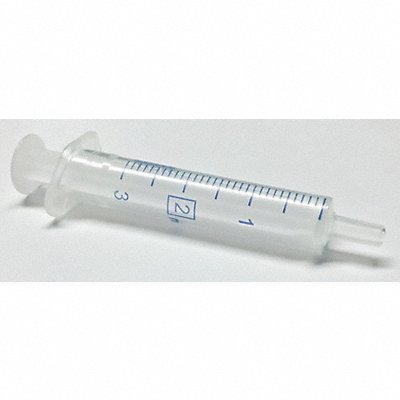 Syringe 2 mL Luer Slip PK100