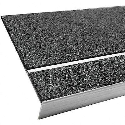 Stair Tread Cover Black 42  Alum