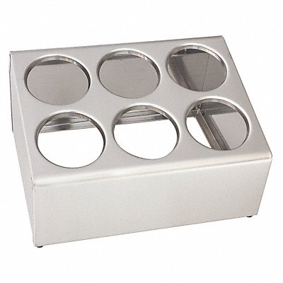 Flatware Dispenser 8 x 15 in Silver