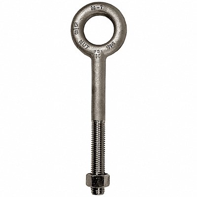 Machinery Eye Bolt Shank D 1/4 in