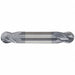 Ball End Mill Single End 11/64 Carbide