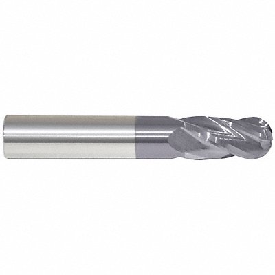 Ball End Mill Single End 7.00mm Carbide