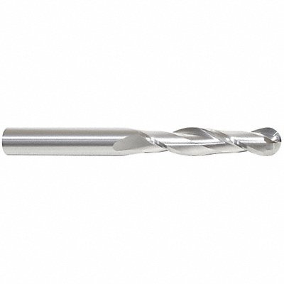 Ball End Mill Single End 1/4 Carbide