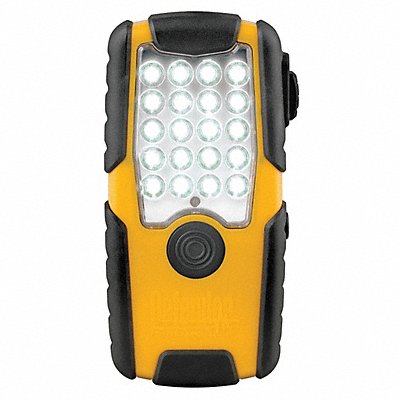 Handheld Flashlight Plastic Yellow 55lm