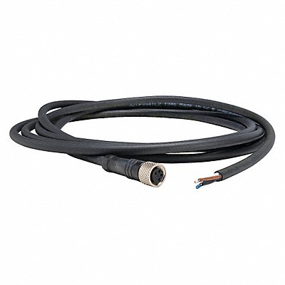 Cordset 6.56 ft Black 250VAC/300VDC