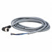 Cordset 6.56 ft Gray 250VAC/300VDC