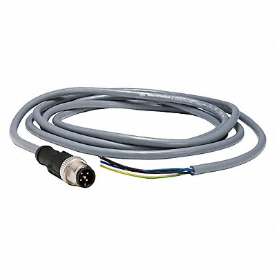 Cordset 6.56 ft Gray 250VAC/300VDC