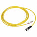 Cordset 6.56 ft Yellow 250VAC/300VDC