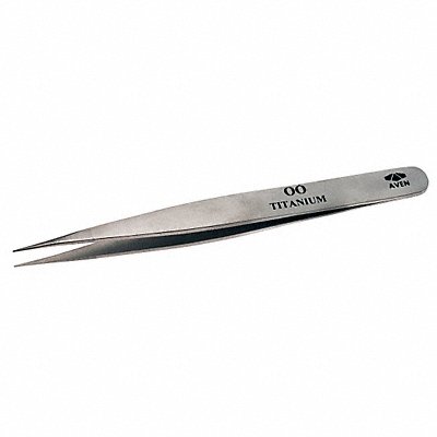 Precision Tweezer Titanium 4-1/2 In