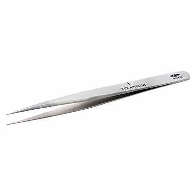 Precision Tweezer Titanium 4-1/2 In