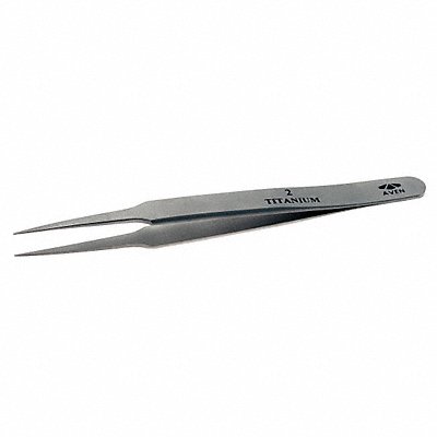 Precision Tweezer Titanium 4-1/2 In