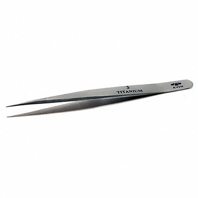 Precision Tweezer Titanium 4-1/2 In