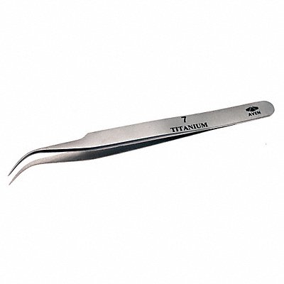 Precision Tweezer Titanium 4-1/2 In