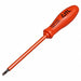 Insulatd Screwdriver Slotted 1/8 x3 Rnd