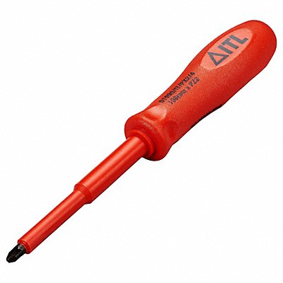 Ins Screwdriver Pozidriv(R) #2x4 Round