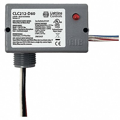 Prewired Relay 120-277VAC 10A SPST-NO