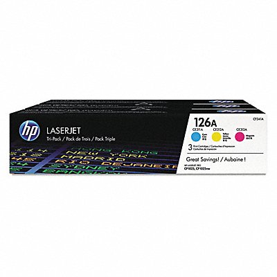 Toner Cartridge Cyan/Magenta/Yellow PK3