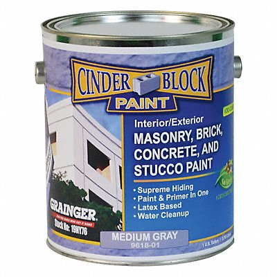 Exterior Paint Medium Gray 1 gal