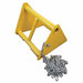 Wheel Chock Steel W 10-1/2 In H 7-1/2 In