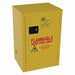 Flammable Safety Cabinet 12 gal Yellow