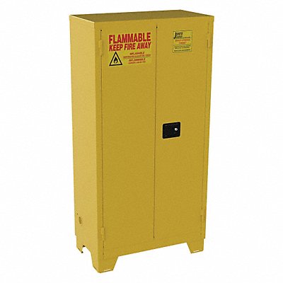 Flammable Safety Cabinet 44 gal Yellow