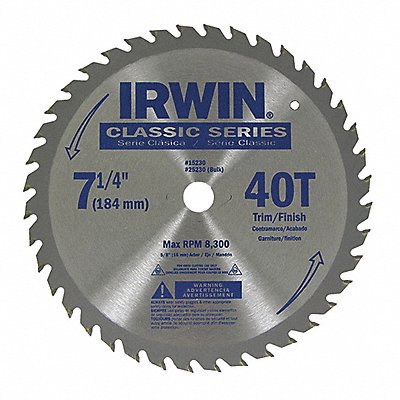 Circular Saw Blade 7 1/4 in Blade PK25