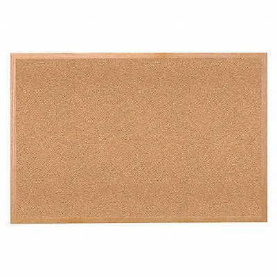 Bulletin Board Cork Wood Frame 60x36