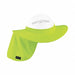 Visor with Neck Shade Polyester Lime