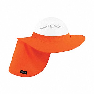 Visor with Neck Shade Polyester Orange