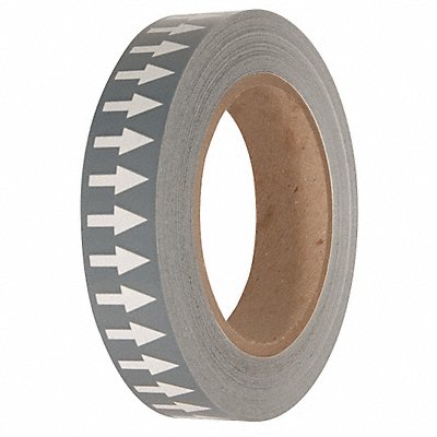 Arrow Tape Gray 1in W 108ft Roll L