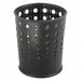 Wastebasket Round 6 gal Black PK3