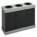 Desk Recycling Container Black 84 gal.