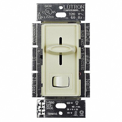 Lighting Dimmer Rocker/Slide Almond