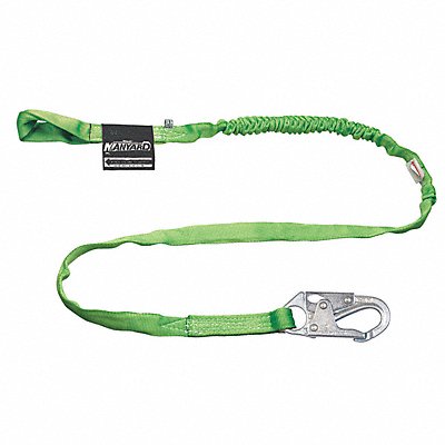 Shock-Absorbing Lanyard Green