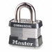 Keyed Padlock 5/8 in Rectangle Silver