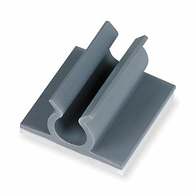 Cable Clip Top Entry Gray PK25