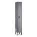 G3735 Wardrobe Locker Lvrd 1 Wide 1 Tier Gray