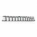 Socket Set Chrome 8 mm to 19 mm 6Pt